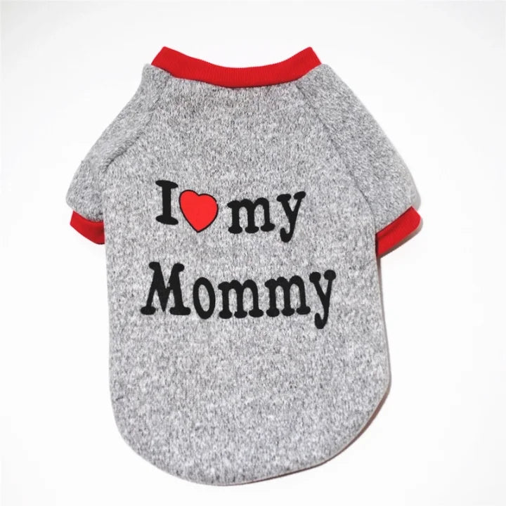 I love Mommy. I Love Daddy T shirts
